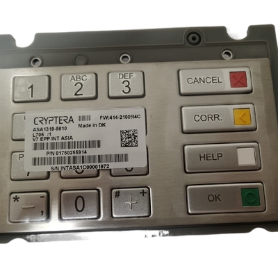 01750255914 Diebold Nixdorf 1750255914 EPP V7 ESP INT 핀패드 남아메리카 키보드 ATM 부품