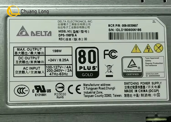 ATM 머신 부분 NCR 전원 공급기 24V 198W 0090030607 009-0030607