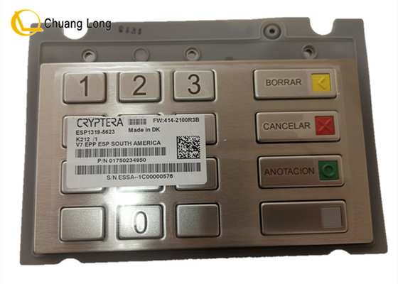 ATM 기계 부품 Diebold Nixdorf DN V7 EPP 키보드 키보드 핀패드 01750234950 750234950