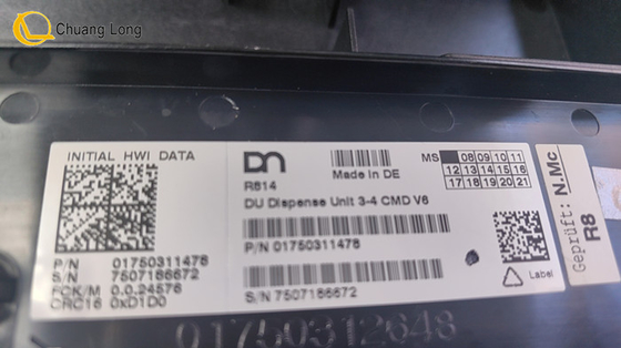 ATM 기계 부품 Diebold Nixdorf DU 배급기 3-4 CMD V6 01750312648 1750312648