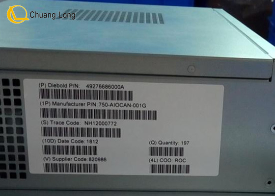 ATM 기계 부품 디볼드 옵테바 프로세서 5세대 49276686000A 00158089000A