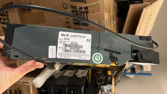 MEI 그룹 멕시코에서 만든 메이 CF 7000 CF 7472 현금 흐름 동전 교환기 794924002 ATM 금융 장비