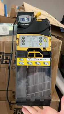 MEI 그룹 멕시코에서 만든 메이 CF 7000 CF 7472 현금 흐름 동전 교환기 794924002 ATM 금융 장비