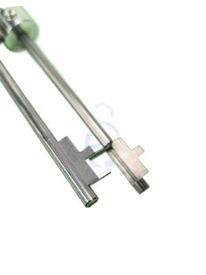 그랜드마스터 크라운 로크 픽링 도구 스테인레스 스틸 조형, 두 부분으로 나뉘어, 다른 방향에 적합