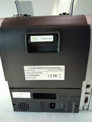 1+1 주머니 지폐 분류 기계 현금 카운터 검출기 LED 디스플레이와 함께 검은색 LK22025060003