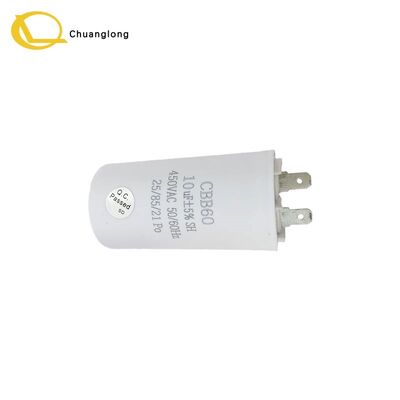 좋은 가격 CBB60 60μF 450V AC 모터 러닝 컨디세이터 2 와이어 50/60Hz 50×95mm NCR 윈코어 디볼드 ATM CRM 셀프서브 키오스크 은행 기계 예비 부품 온라인으로