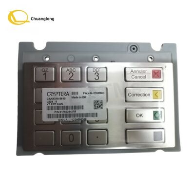 좋은 가격 ATM 기계 예비 부품 1750234858 오리지널 Diebold V7 EPP 암호화 PIN 패드 키보드 보안 ATM 키보드 01750234858 온라인으로