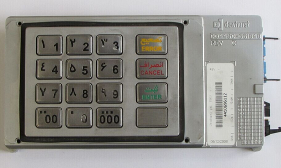 445-0661848 NCR 사람들 58 엑스스 EPP 키보드 4450661848 NCR 셀프세프 ATM 핀패드