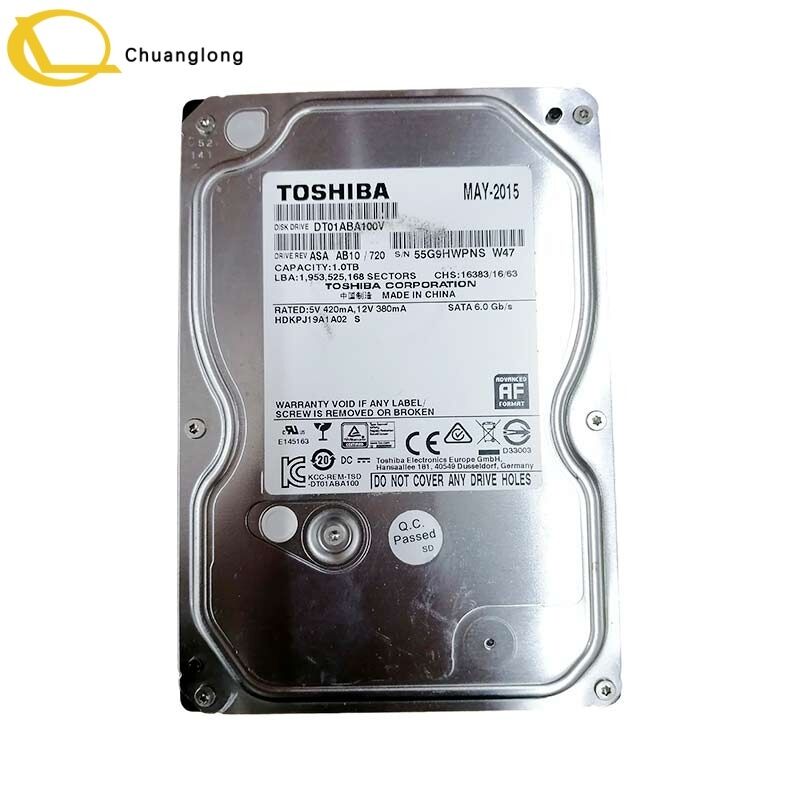 ATM 기기 사용 디스크 드라이브 Toshiba DT01ABA100V 1TB SATA 6.0 Gb/s 5700 RPM 데스크탑 하드 드라이브 (DT01ABA100)